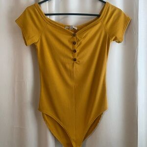 Gaze Mustard Yellow Women's Bodysuit